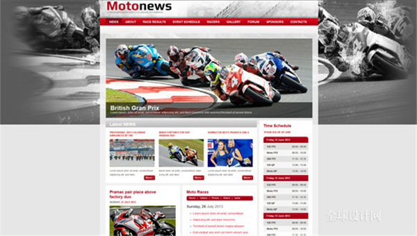 新闻类网页设计的十大Style