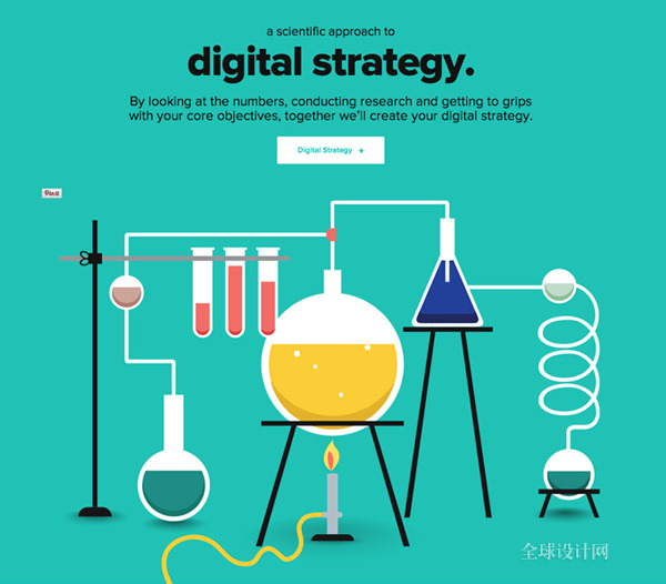 扁平化UI网站设计作品欣赏