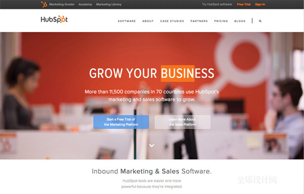 扁平化UI网站设计作品欣赏