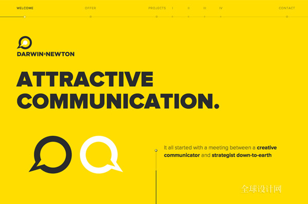 扁平化UI网站设计作品欣赏