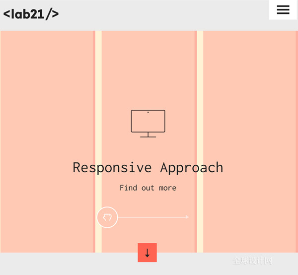 扁平化UI网站设计作品欣赏