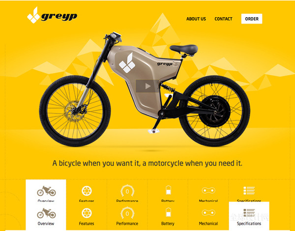 扁平化UI网站设计作品欣赏