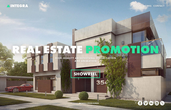 扁平化UI网站设计作品欣赏